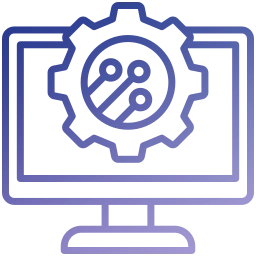 Icono de integración tecnológica